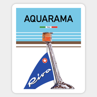 Riva Aquarama Cannes Monaco Yachting Sticker